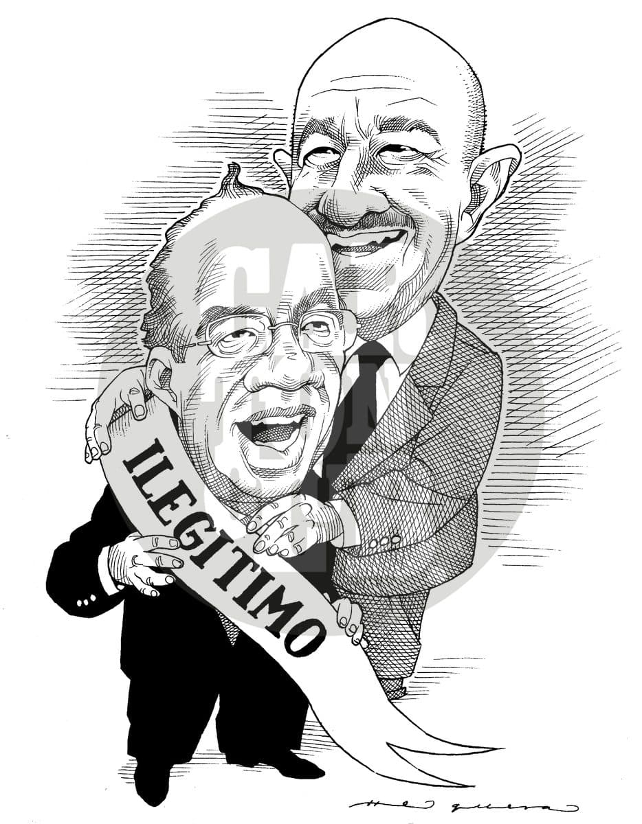 El sucesor, cartón de Helguera