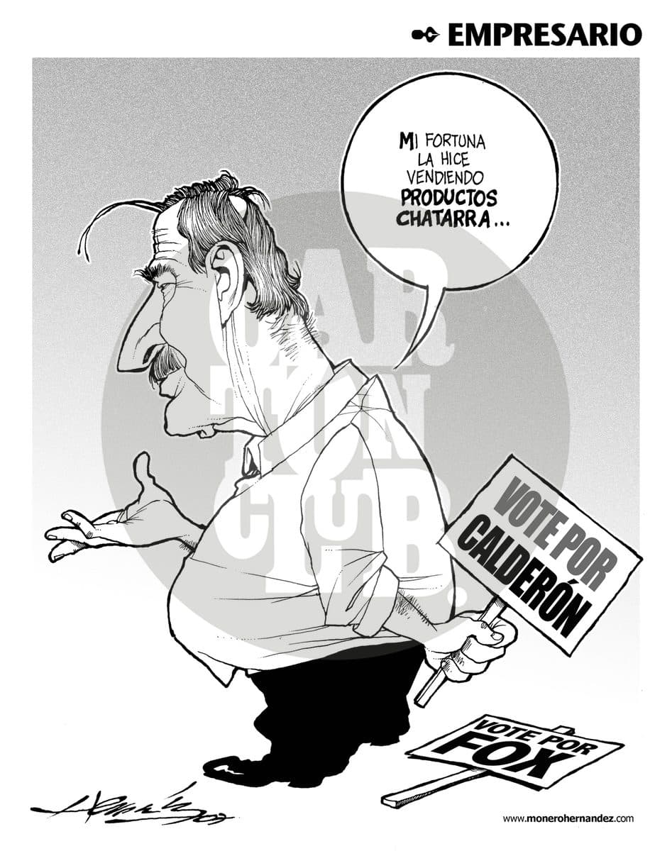 Empresario, cartón de Hernández