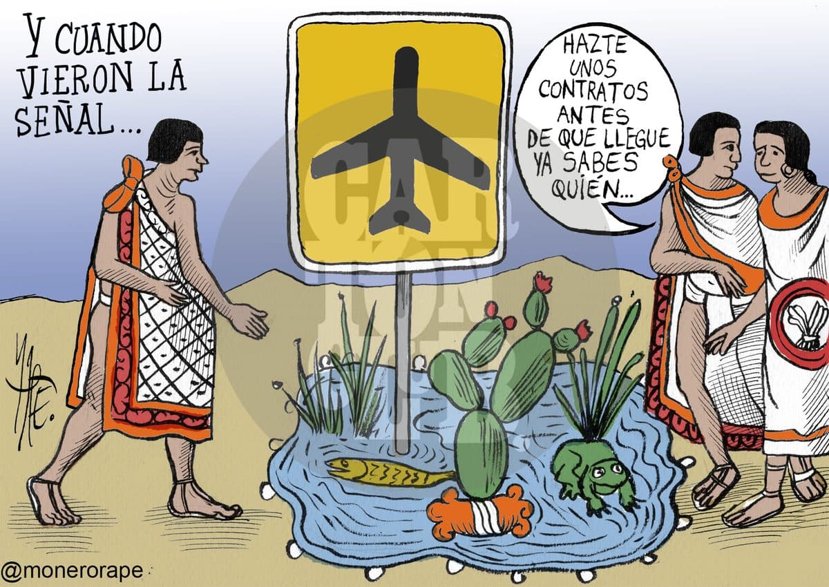 En el lago de Texcoco