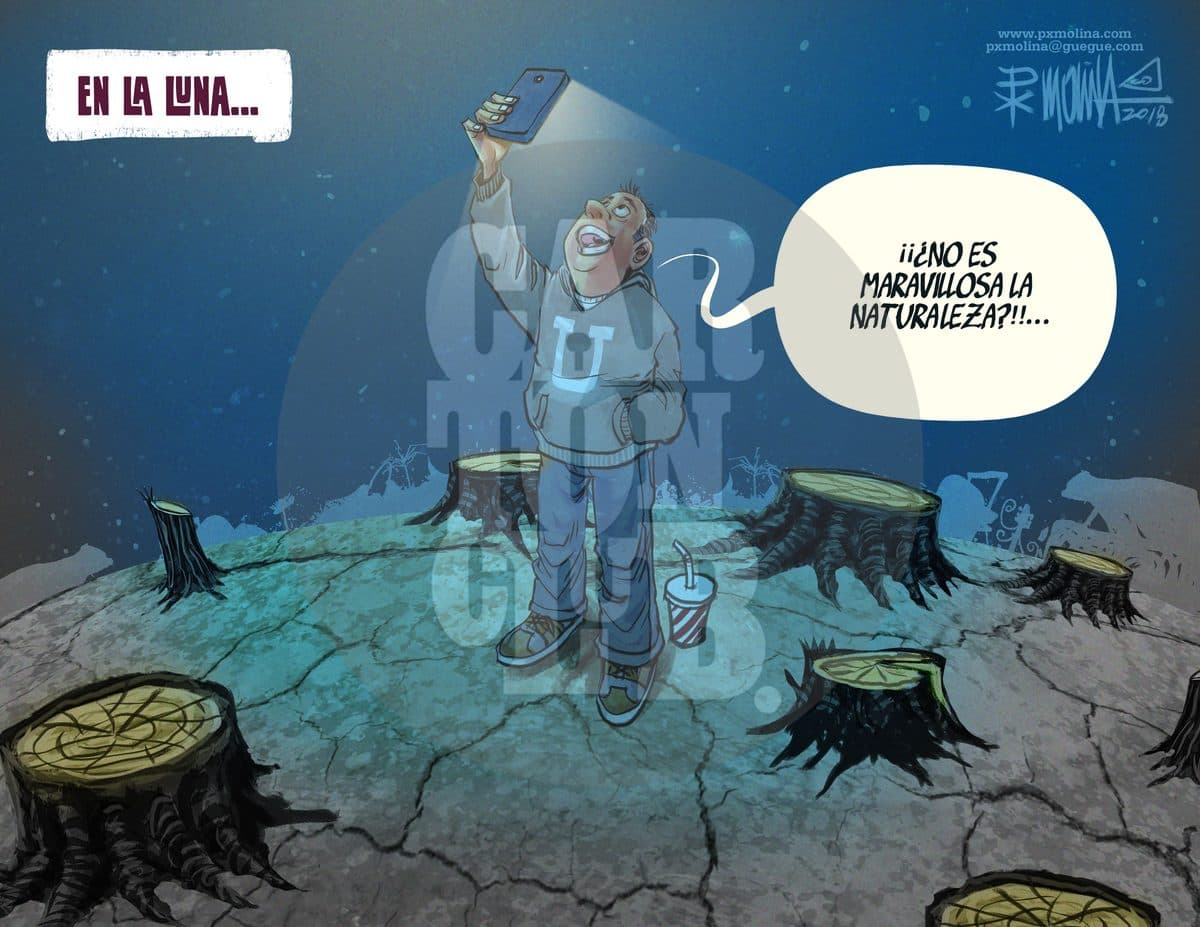 En la Luna...