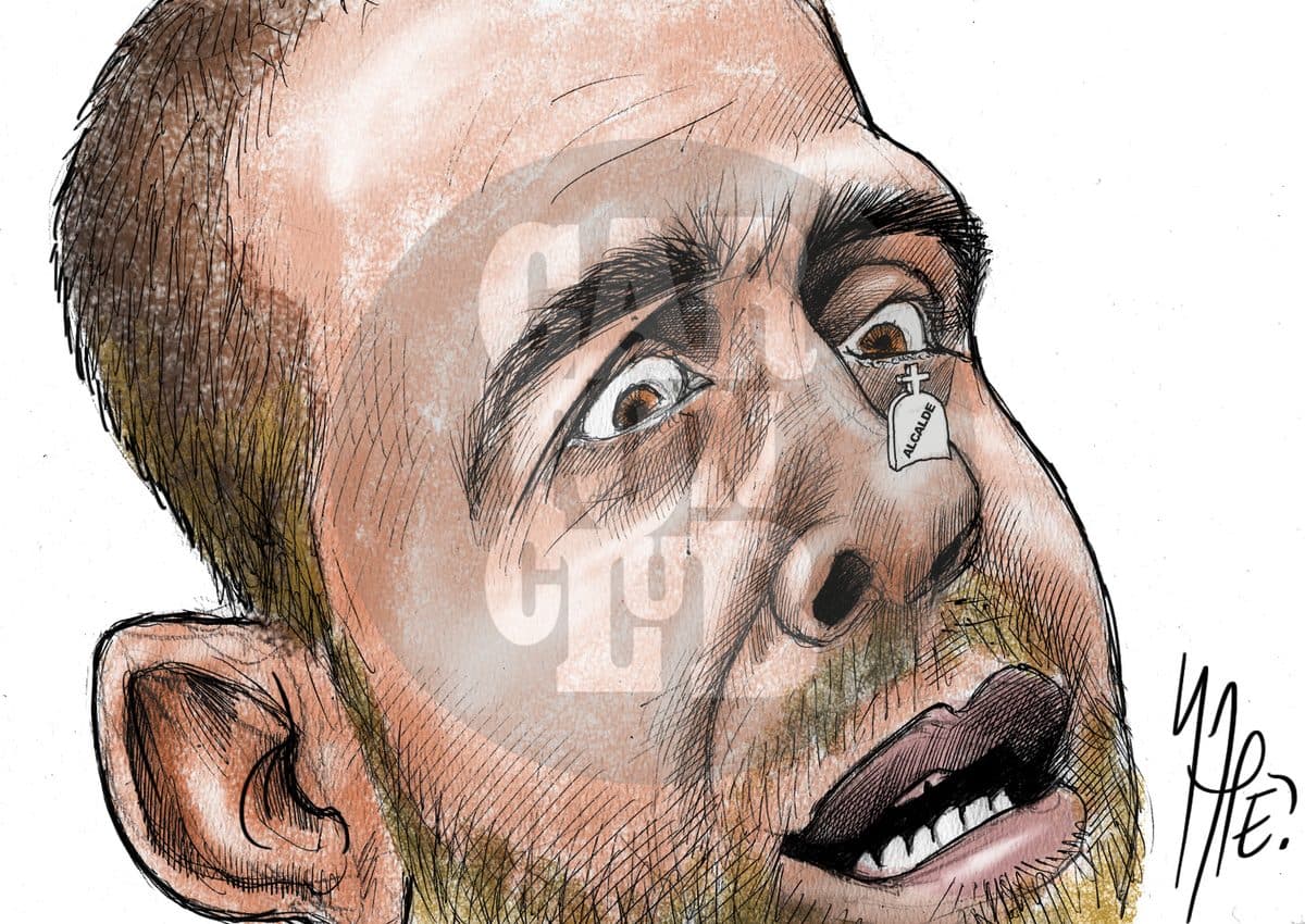 En sus narices, cartón de Rapé