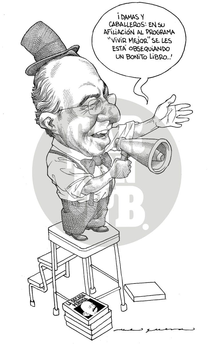 Es la oferta, la promocion, cartón de Helguera