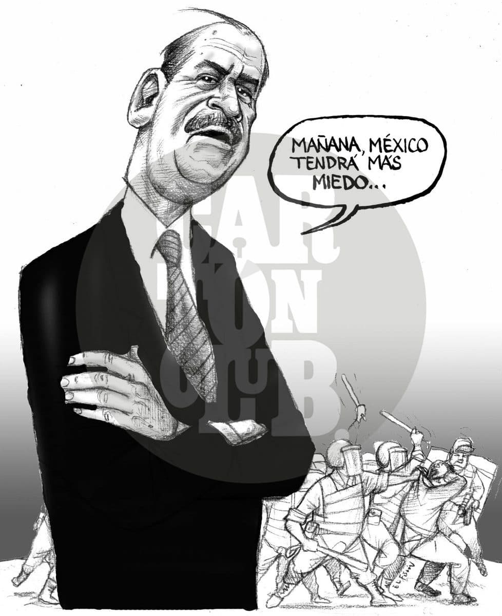 Escalada, cartón de El Fisgón