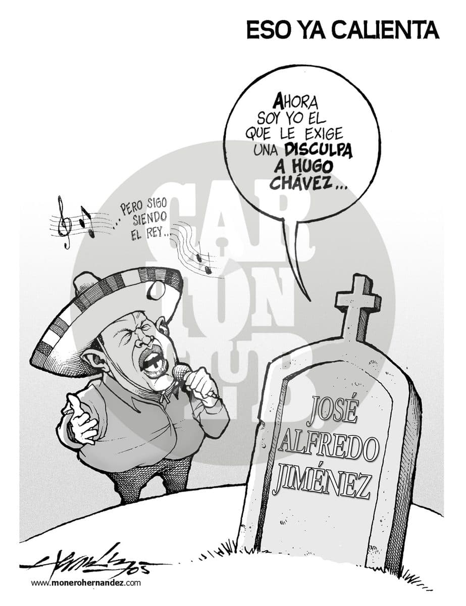 Eso ya calienta, cartón de Hernández