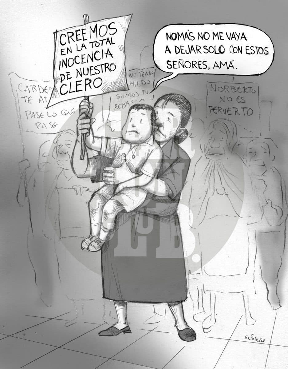 Espontaneo en la catedral