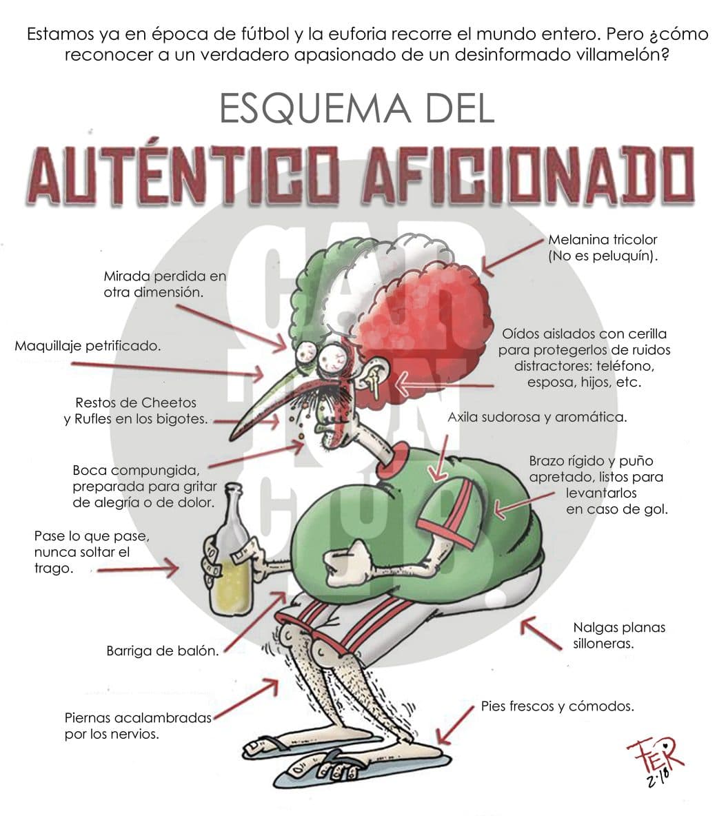 Esquema, cartón de El Fer