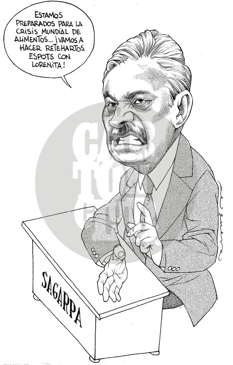 Estamos salvados, cartón de Helguera
