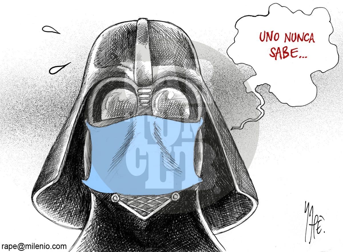 Exageración, cartón de Rapé
