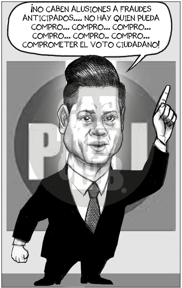 Explicacion no pedida, cartón de El Fisgón