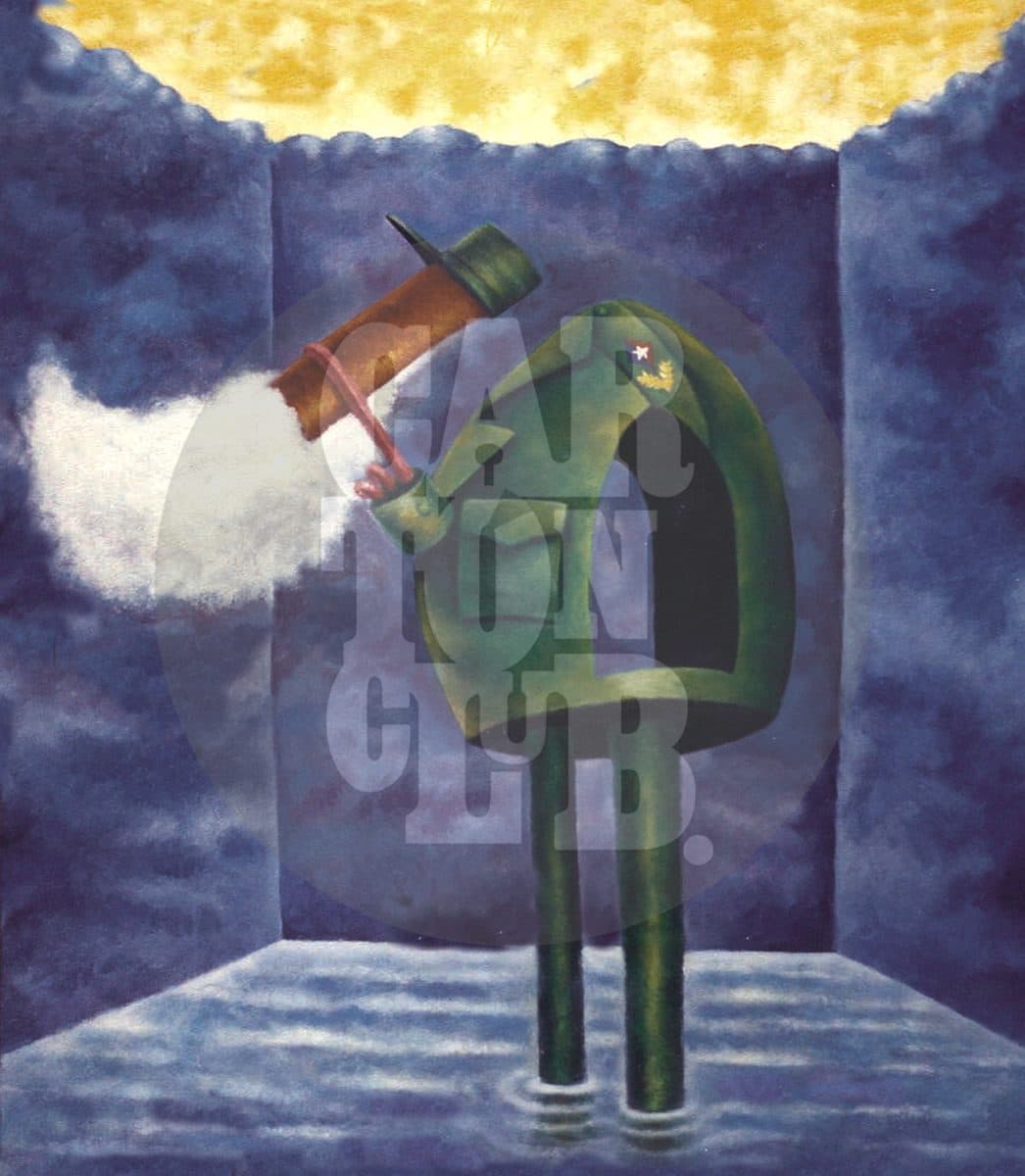 FIDEL CASTRO, cartón de Turcios