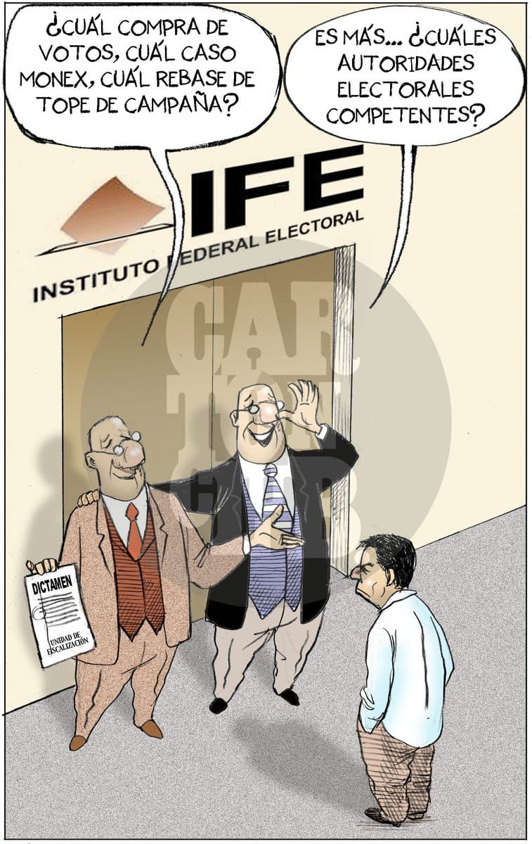 Fiscuales, cartón de El Fisgón