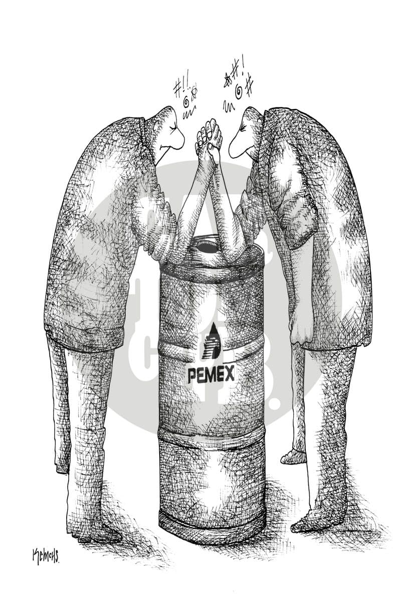 Forcejeo, cartón de Kemchs