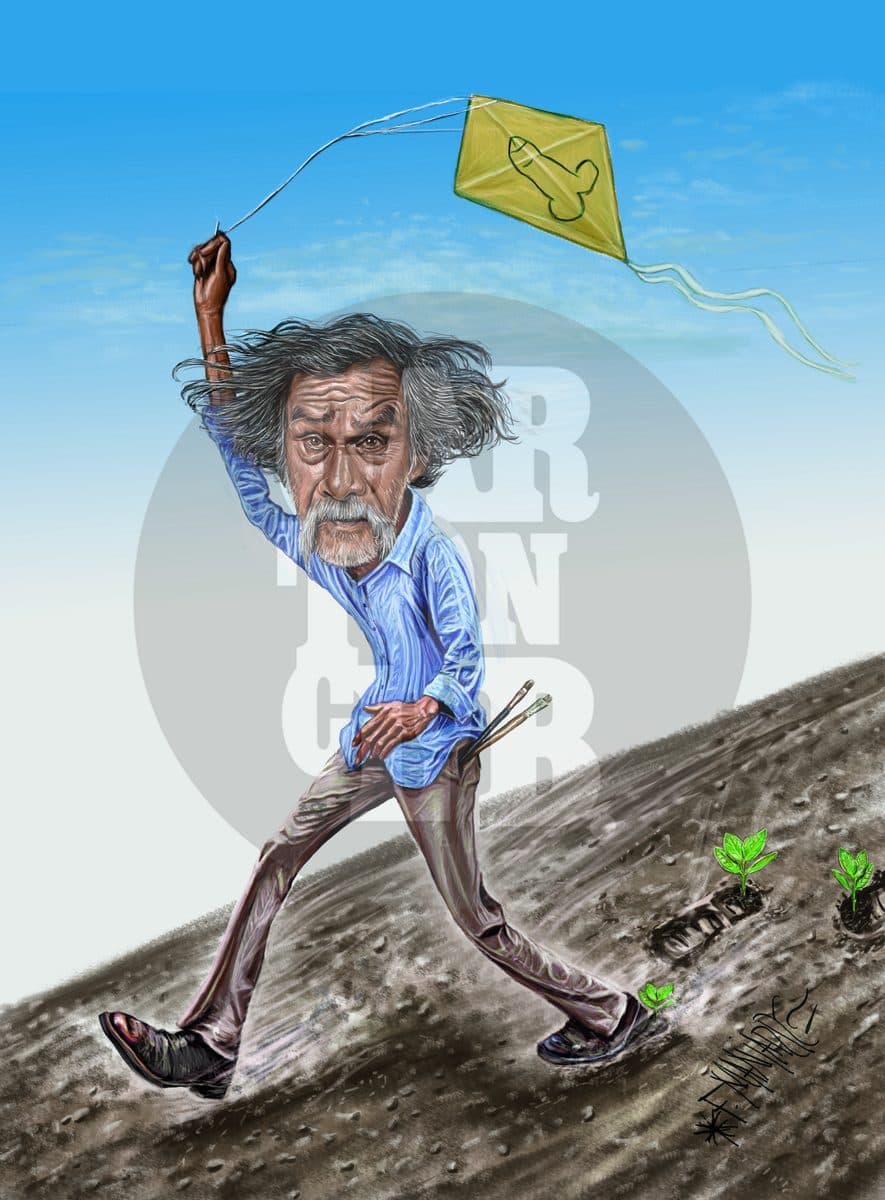 Francisco Toledo, cartón de Manjarrez