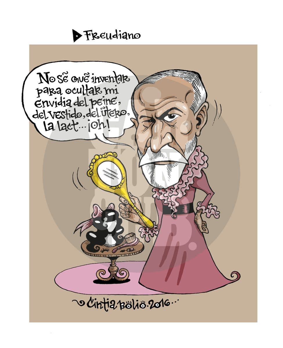 Freudiano, cartón de Cintia Bolio