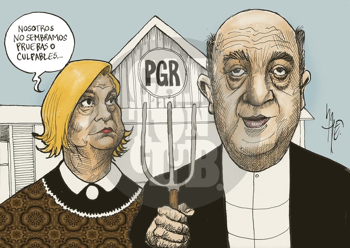 Granjeros mexicanos, cartón de Rapé