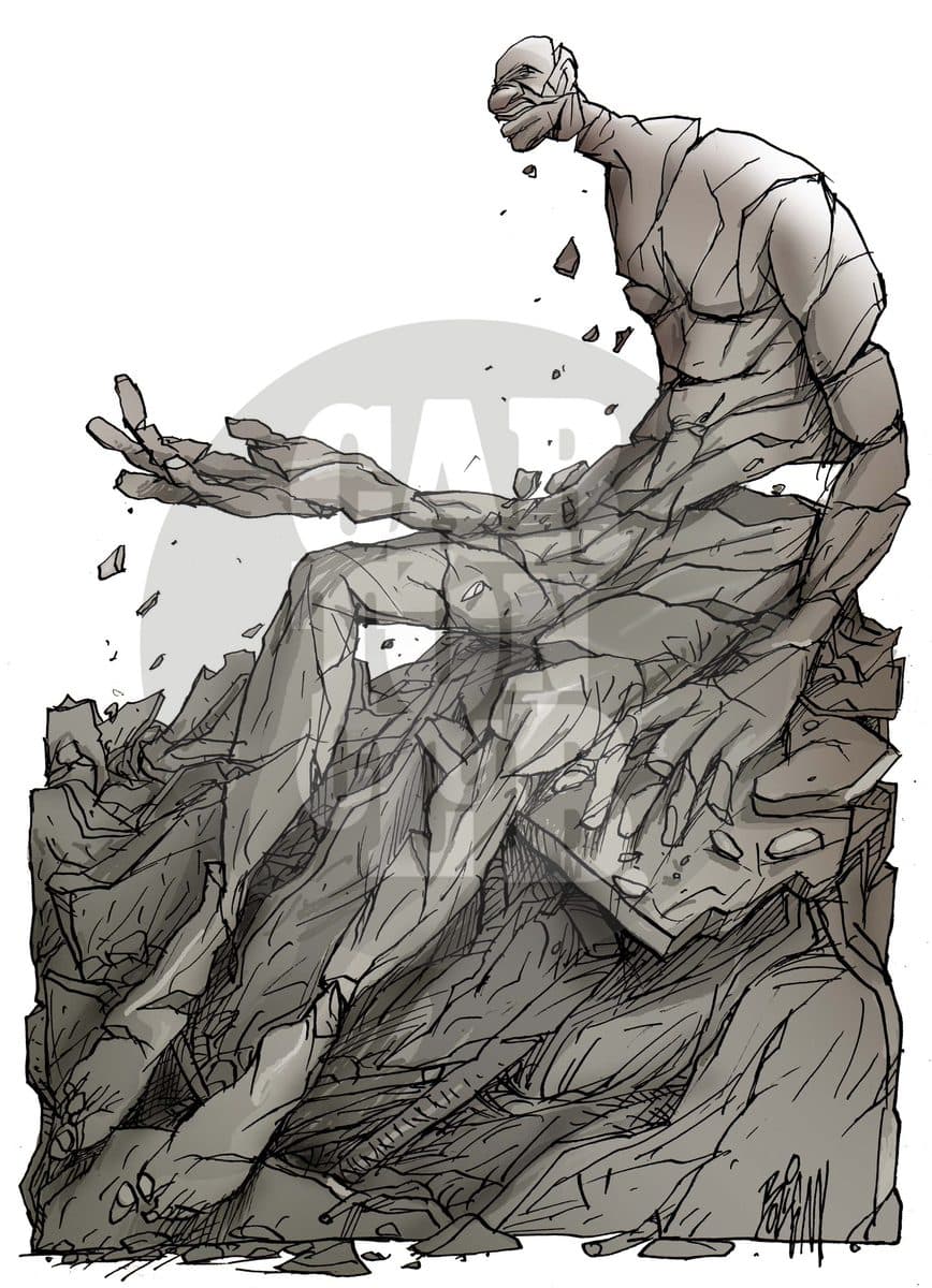 Haití, cartón de Ángel Boligán