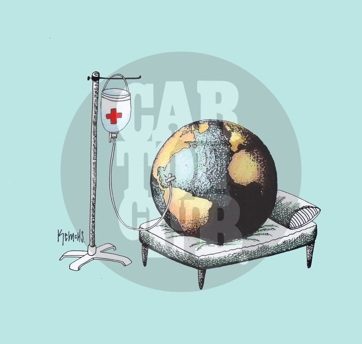 Haiti, cartón de Kemchs