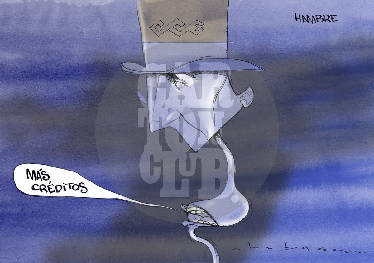 Hambre, cartón de Chubasco