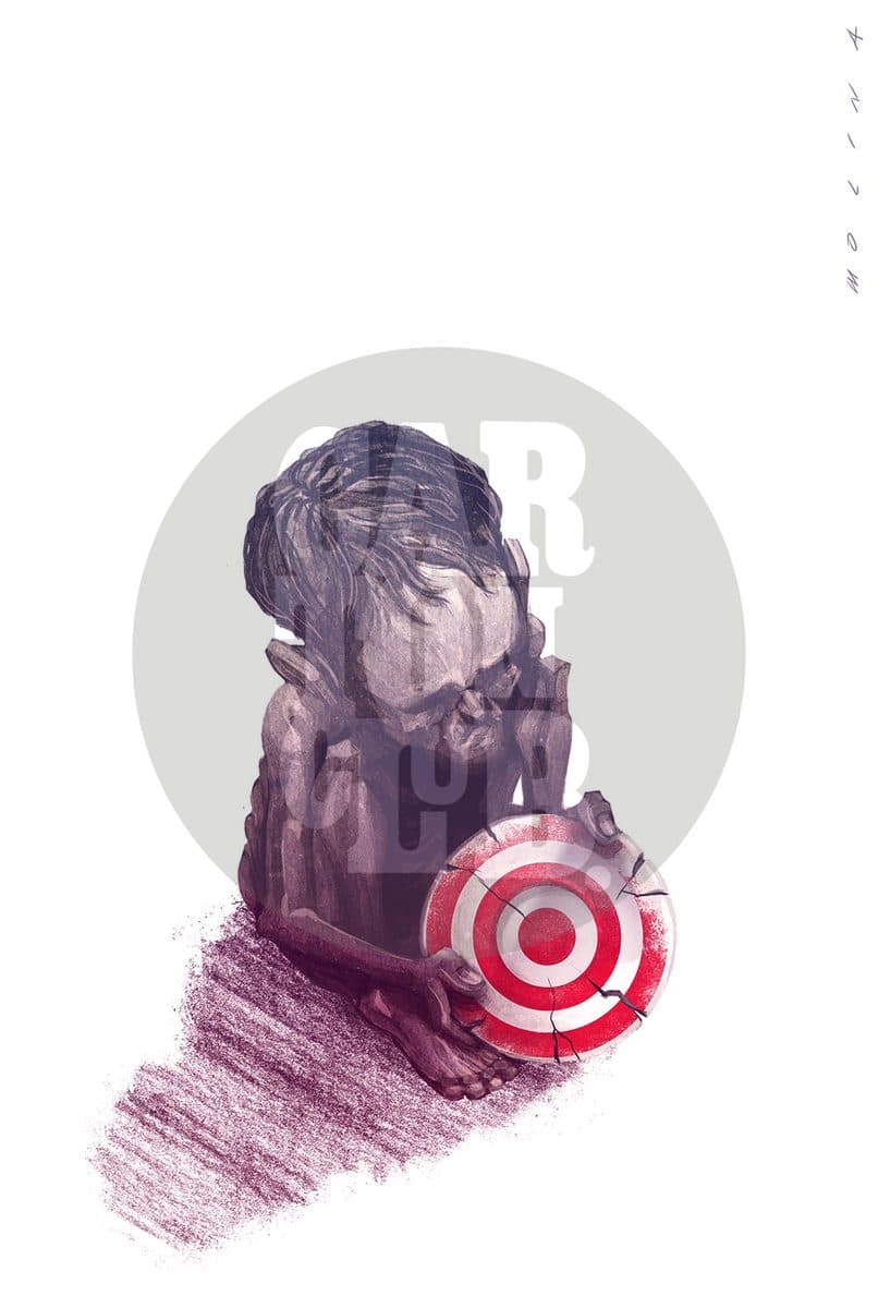 Hambruna y guerra..., cartón de PxMolina