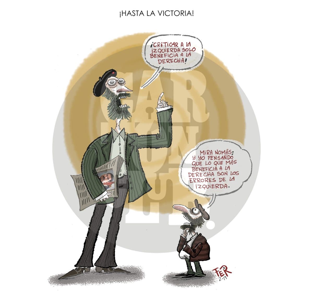 ¡Hasta la victoria!