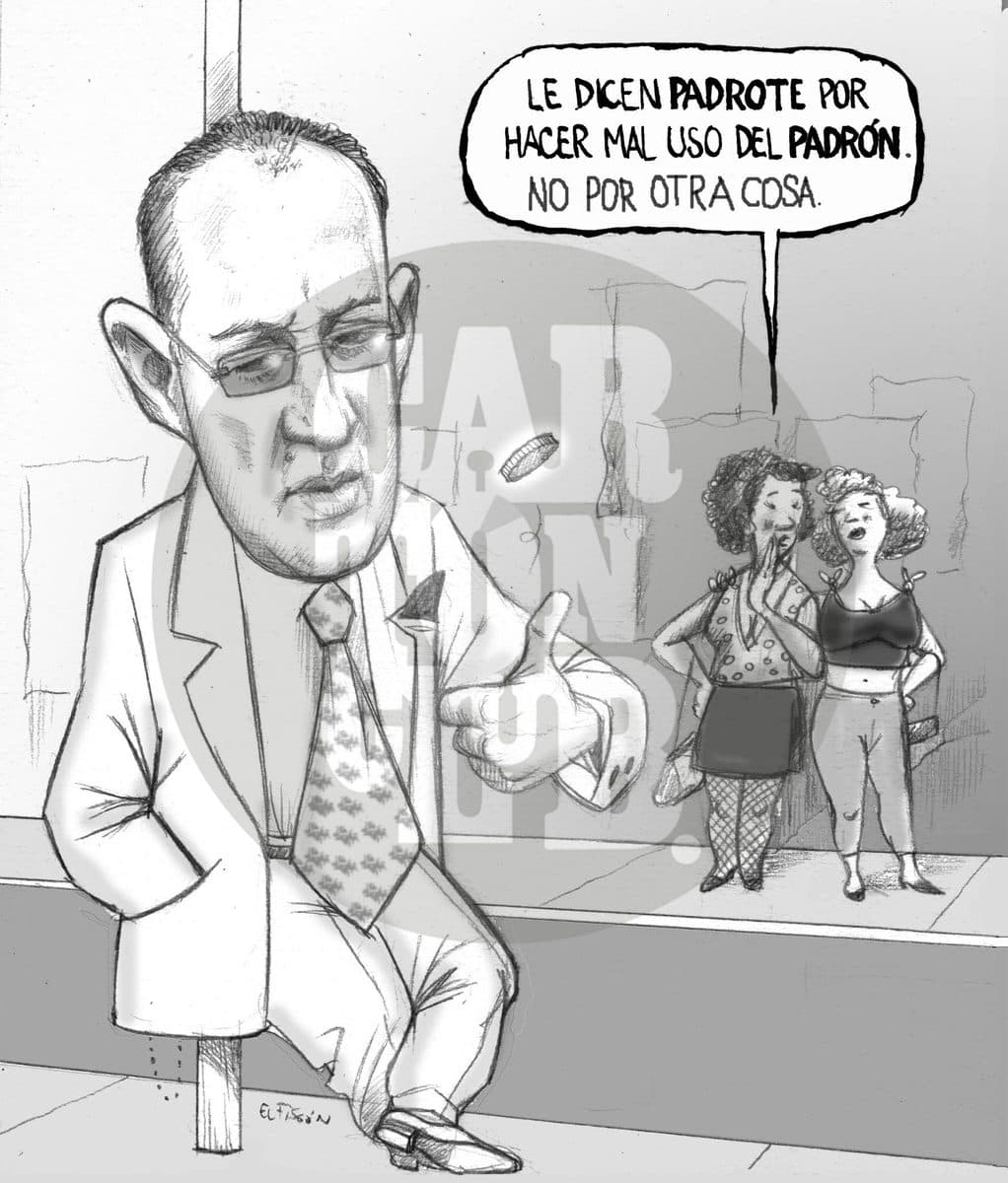 Hildebrando 117, cartón de El Fisgón
