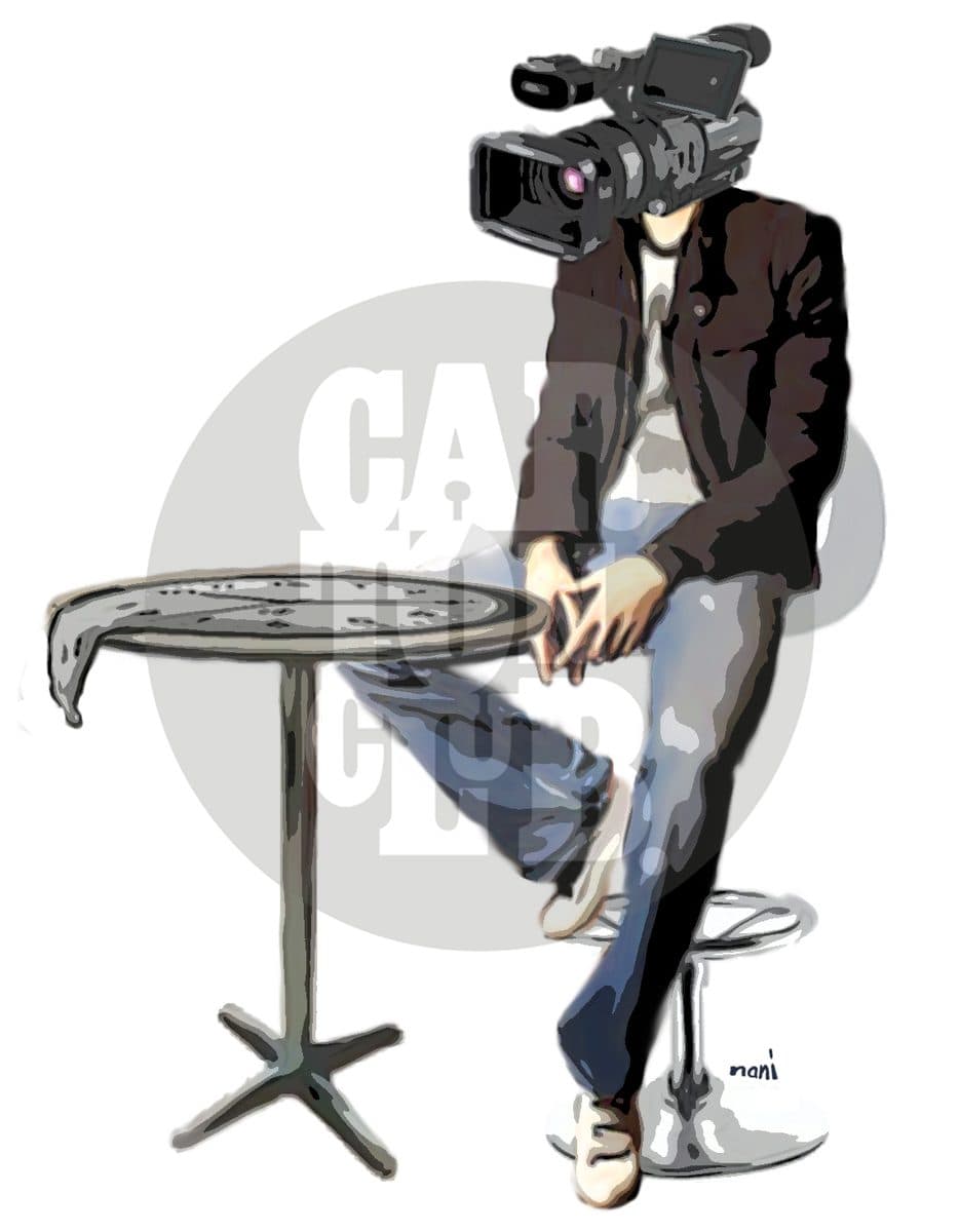 hombre camara