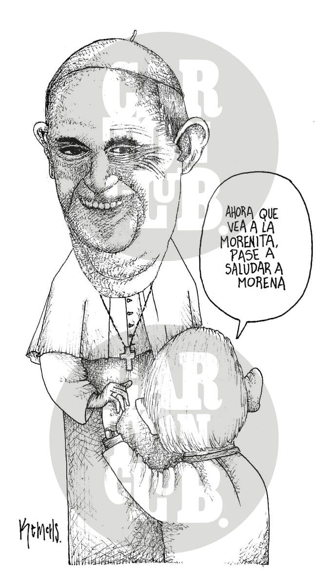 Hombre de voto, cartón de Kemchs