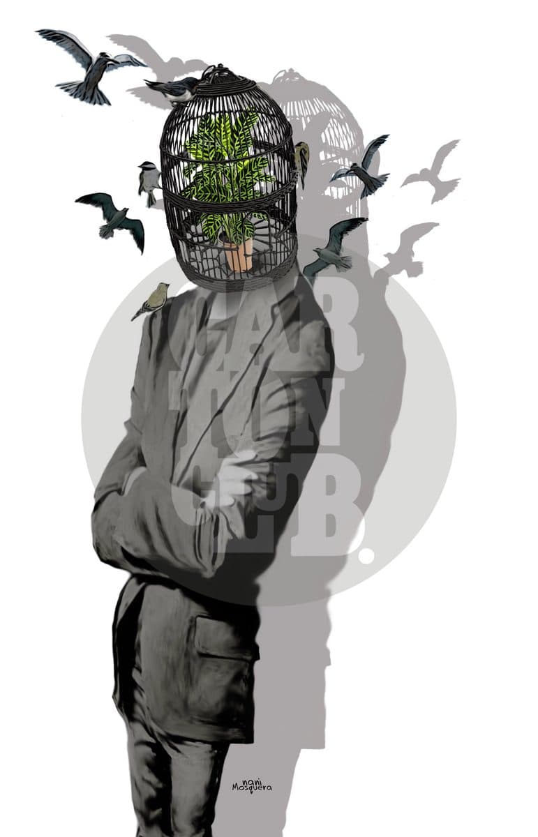 Hombre jaula
