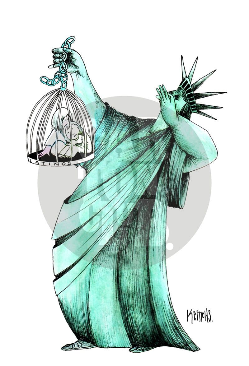 Horrorizado, cartón de Kemchs