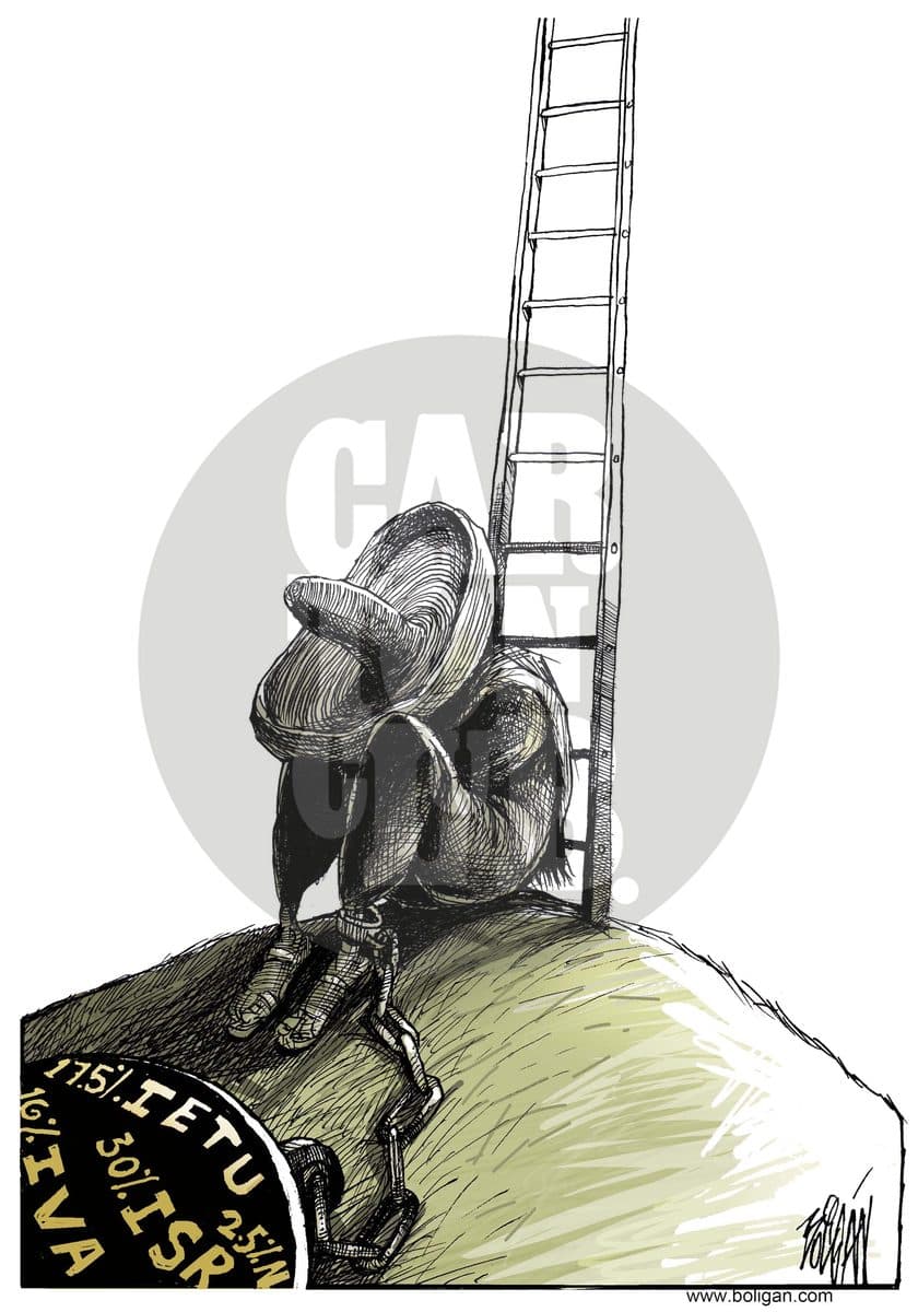 Impuestos y escaleras