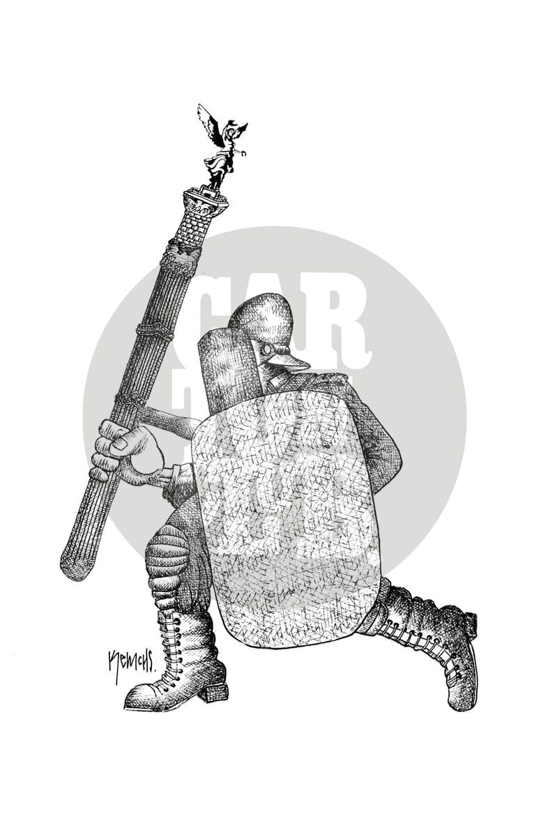 Independencia, cartón de Kemchs