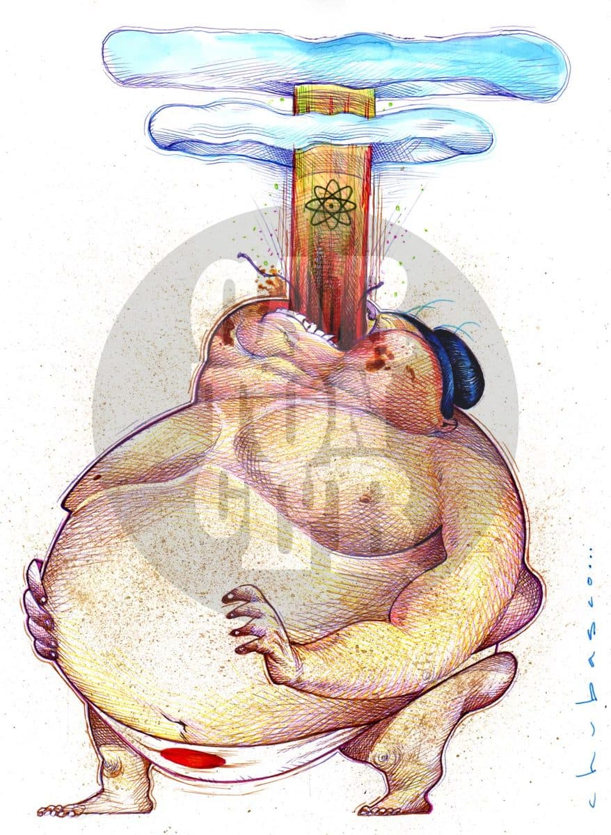 Indigestión, cartón de Chubasco