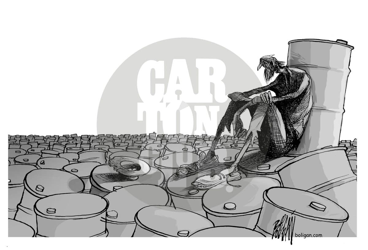 Ironía, cartón de Ángel Boligán
