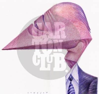 JACQUES CHIRAC, cartón de Turcios