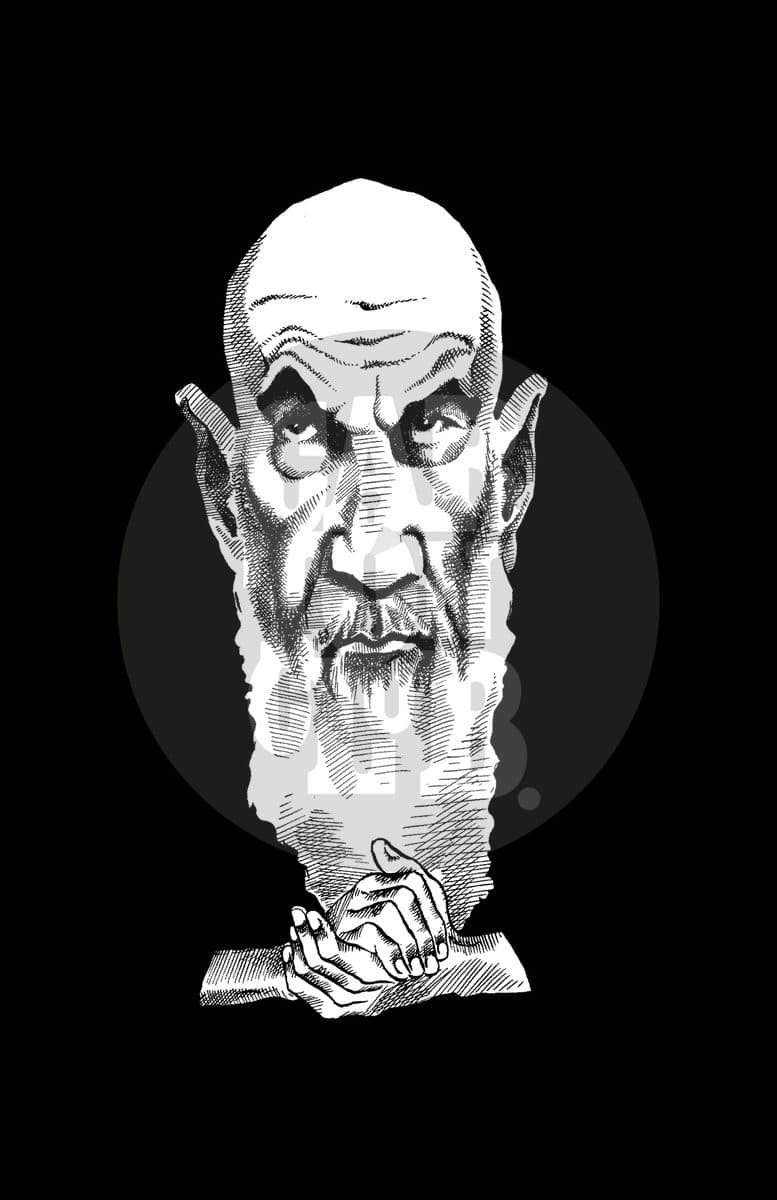 Khomeini, cartón de Laz