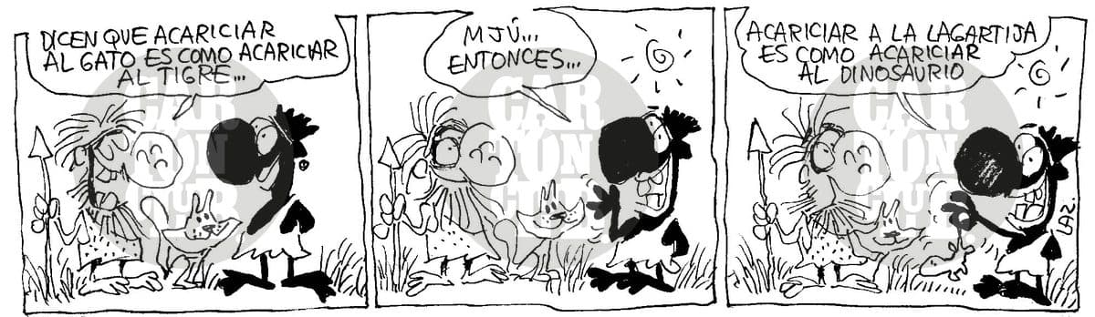 Kromañónica, cartón de Laz