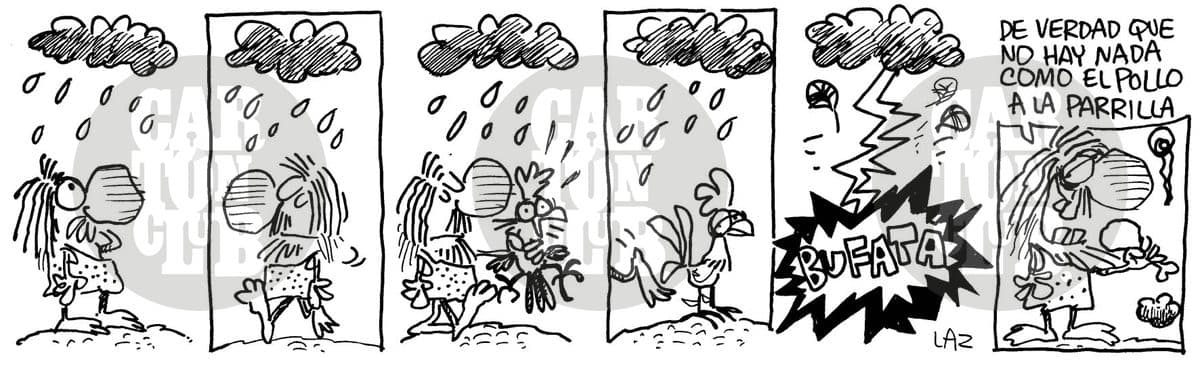 kromañónicas, cartón de Laz