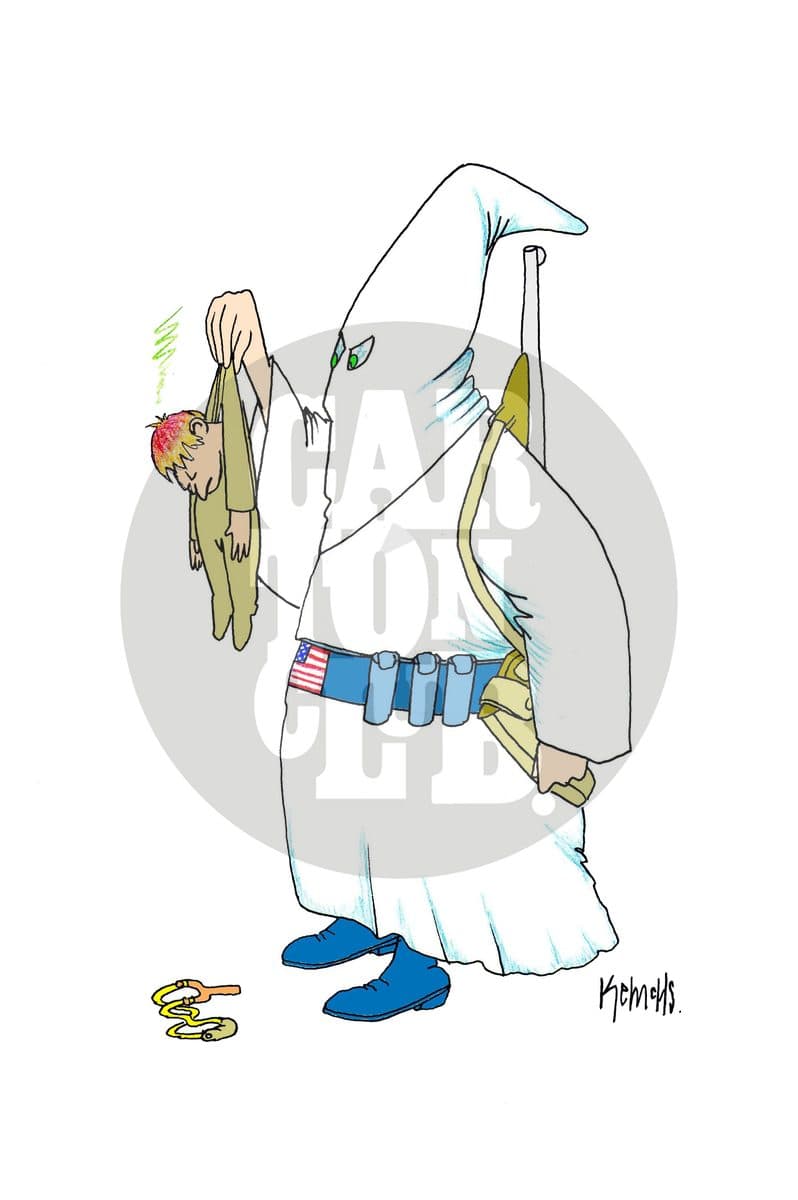 Kukuxklan, cartón de Kemchs