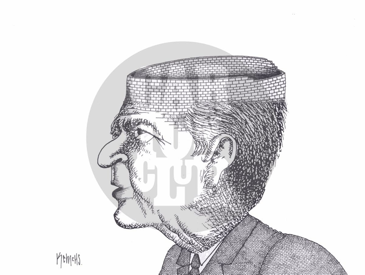La barda de bush, cartón de Kemchs