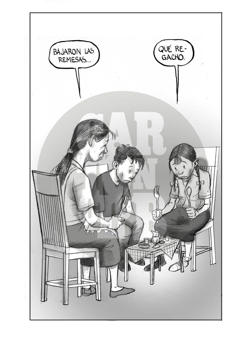 La Crisis Apenas Empieza, cartón de El Fisgón