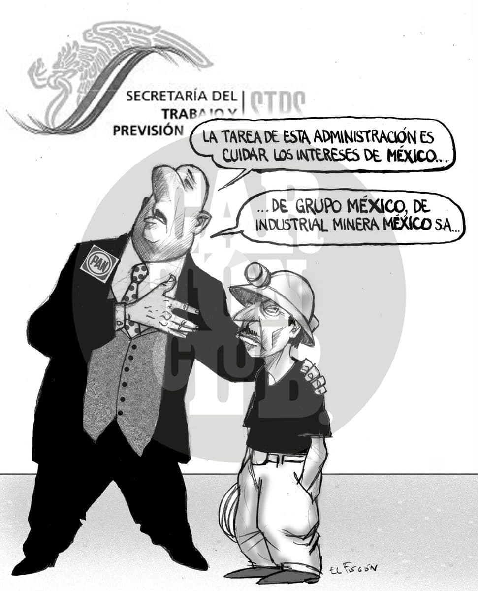 Un funcionario sentado en un trono lee una 'Ley Gestapo' y se queja de que el arraigo solo dure 40 días, criticando la dureza de la reforma judicial.