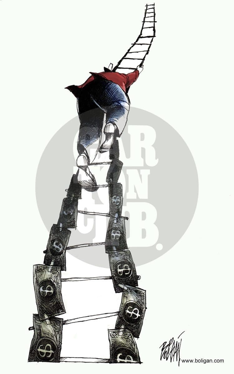 La escalera falsa