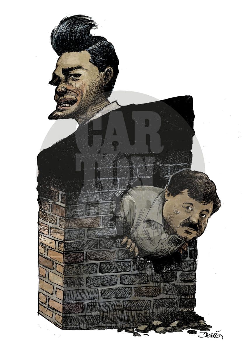 La fuga, cartón de Darío Castillejos