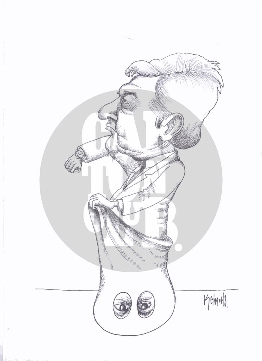 La hora del arranque, cartón de Kemchs