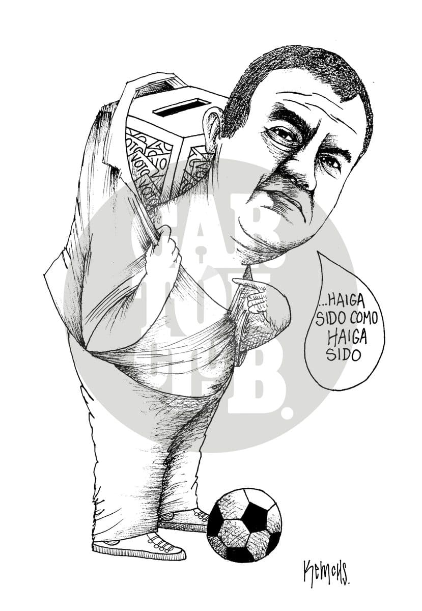 La joroba de "Cuau", cartón de Kemchs