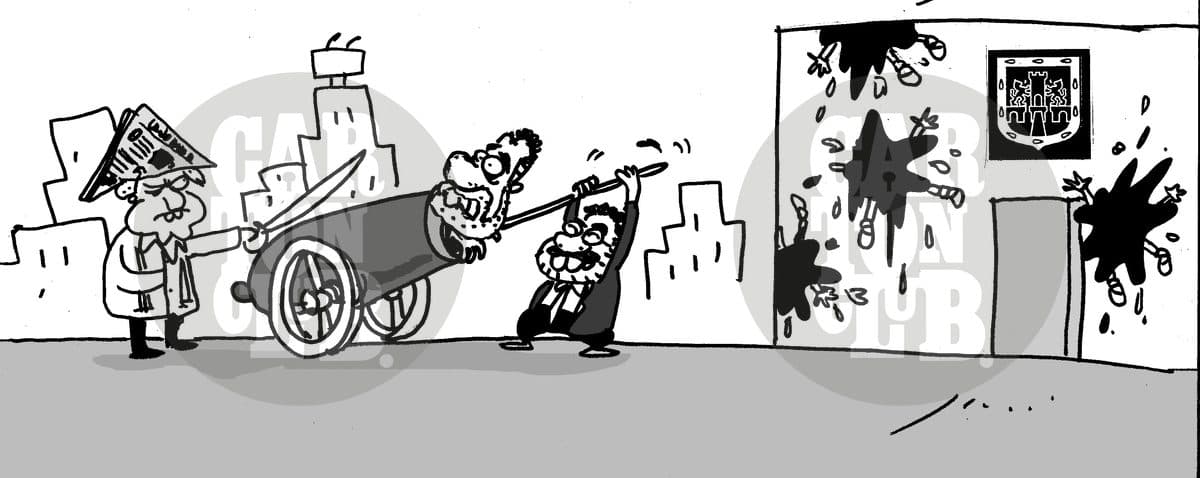 La ley de herodes, cartón de Garci