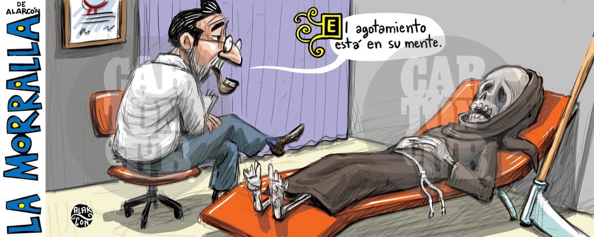 La morralla, cartón de Alarcón