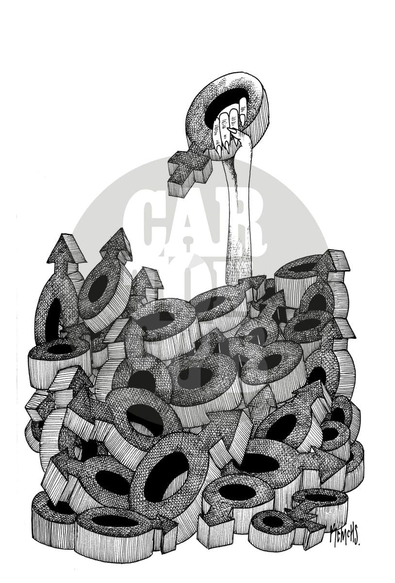 La mujer, cartón de Kemchs