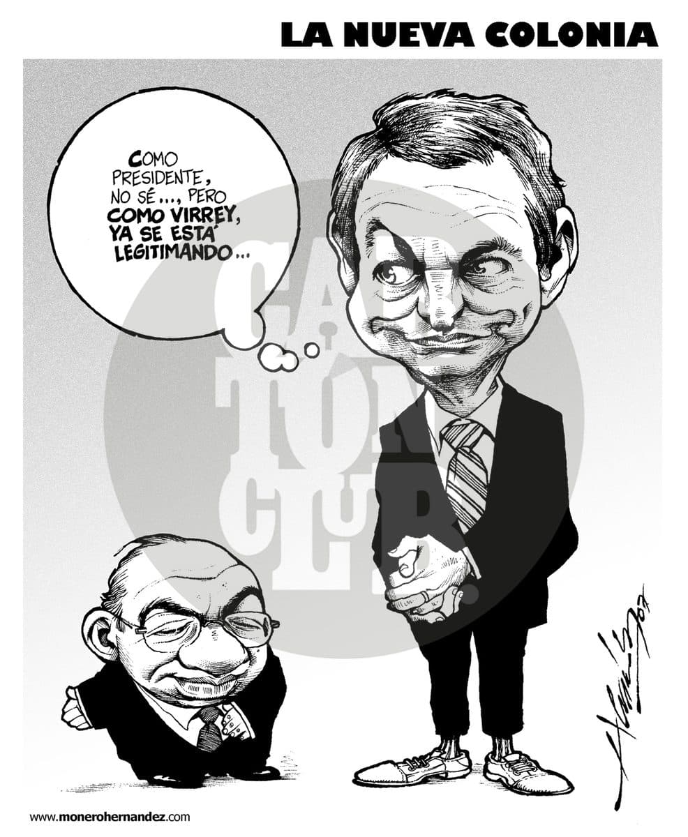 La nueva Colonia, cartón de Hernández