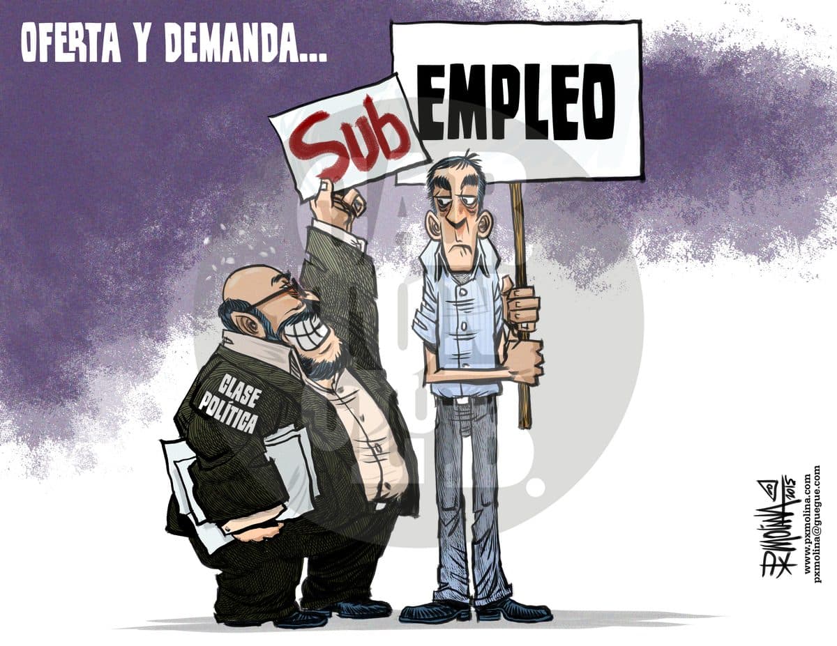 La oferta..., cartón de PxMolina